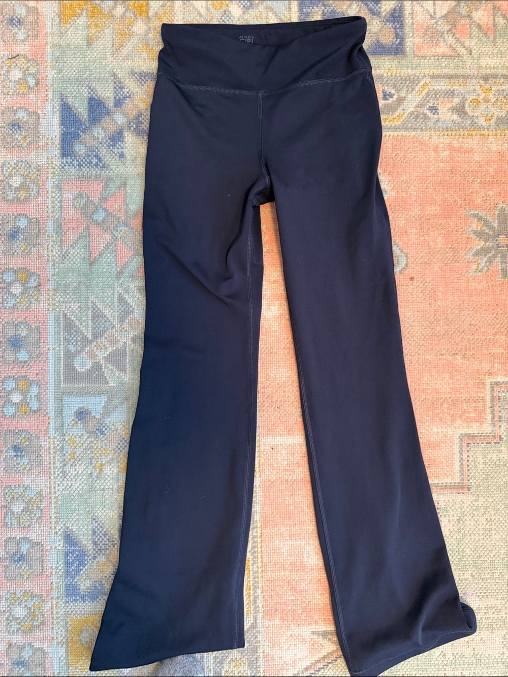 Athleta Kids Navy Flare Leggings (8-9) - never worn!
